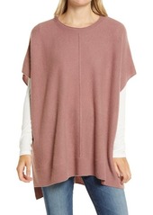 Nordstrom High/Low Wool & Cashmere Poncho