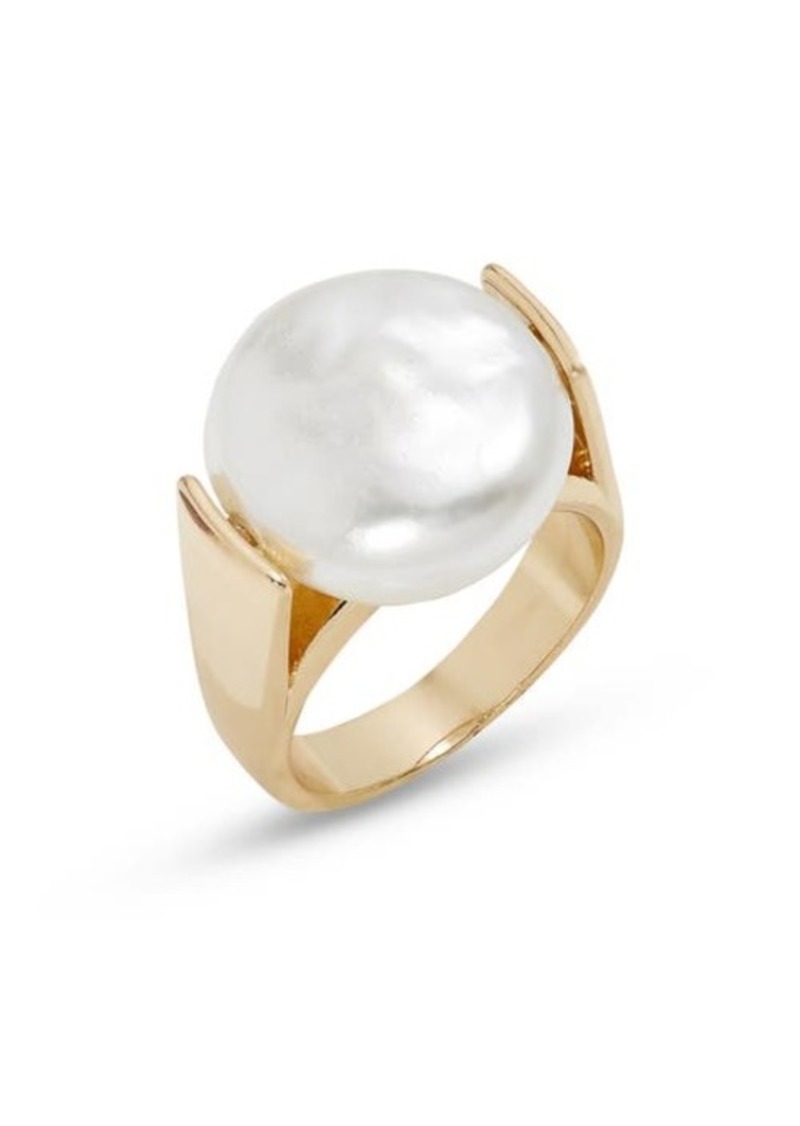 Nordstrom Imitation Pearl Cocktail Ring