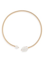 Nordstrom Imitation Pearl Open Collar Necklace