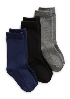 Nordstrom Kids' Assorted 3-Pack Crew Socks