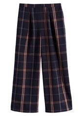 Nordstrom Kids' Plaid Trousers in Navy Peacoat Plaid at Nordstrom Rack