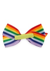 Nordstrom Kids' Rainbow Bow Hair Clip at Nordstrom