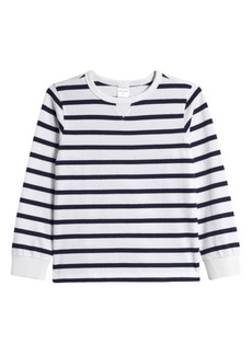Nordstrom Kids' Stripe Long Sleeve Cotton T-Shirt