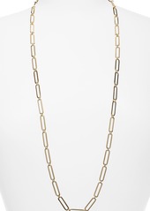 NORDSTROM Long Linear Link Chain Necklace in Gold at Nordstrom