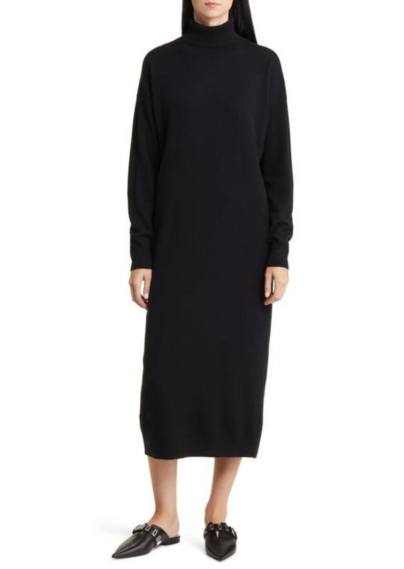 Nordstrom Long Sleeve Wool & Cashmere Sweater Dress
