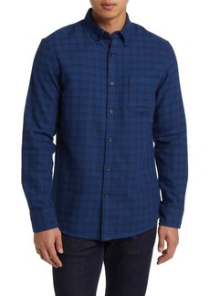 Nordstrom Marcus Trim Fit Check Flannel Button-Down Shirt