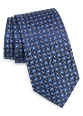 NORDSTROM MEN'S SHOP Nordstrom Doyle Neat Silk Tie in Blue at Nordstrom