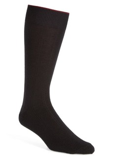 Nordstrom Men's Shop Rib Wool Blend Socks