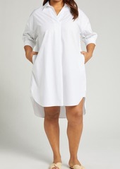 Nordstrom Oversize Cotton Poplin Dress