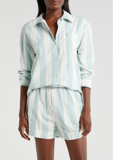 Nordstrom Oversize Stripe Cotton Short Pajamas