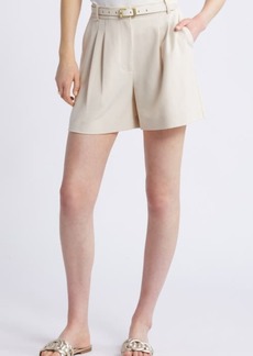Nordstrom Pleated Textured Shorts