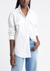 Nordstrom Poplin Two-Pocket Button-Up Shirt
