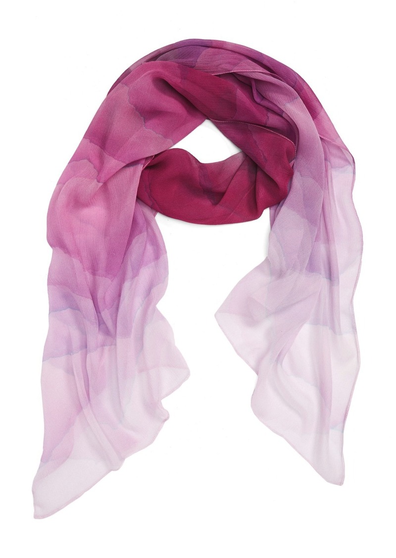 oblong silk scarf