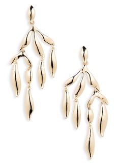 NORDSTROM RACK Abstract Leaf Chandelier Earrings in Gold at Nordstrom Rack