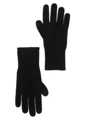 NORDSTROM RACK Cashmere Gloves in Black Rock at Nordstrom Rack