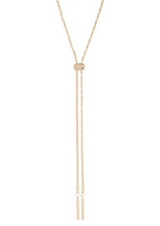 NORDSTROM RACK Dainty Chain Lariat Necklace in Gold at Nordstrom Rack