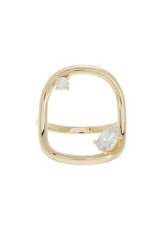 NORDSTROM RACK Open CZ Accent Ring in Clear- Gold at Nordstrom Rack