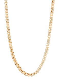 NORDSTROM RACK Round Box Chain Necklace in Gold at Nordstrom Rack