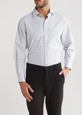 NORDSTROM RACK Stratford Plaid Traditional Fit Dress Shirt in White- Grey Stratford Plaid at Nordstrom Rack