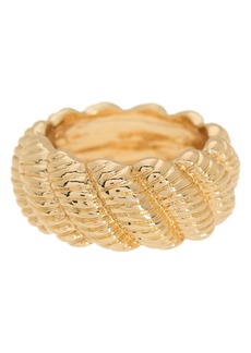 NORDSTROM RACK Textured Wide Band Ring in Gold at Nordstrom Rack