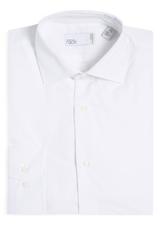 NORDSTROM RACK Traditional Fit Button-Up Dress Shirt in White at Nordstrom Rack