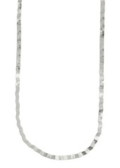 NORDSTROM RACK Wavy Herringbone Chain Necklace in Gold at Nordstrom Rack