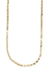 NORDSTROM RACK Wavy Herringbone Chain Necklace in Gold at Nordstrom Rack