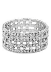 Nordstrom Rhinestone Lattice Stretch Bracelet