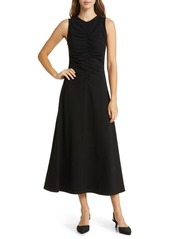 Nordstrom Ruched Front Sleeveless Maxi Dress
