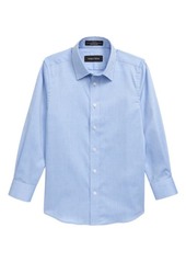 Nordstrom Kids' Solid Cotton Button-Up Shirt