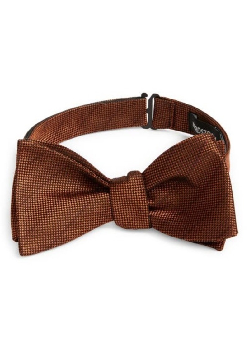 Nordstrom Solid Silk Bow Tie