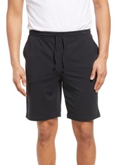 Nordstrom Stretch Knit Lounge Shorts in Black Caviar at Nordstrom