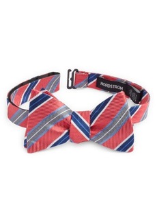 Nordstrom Stripe Silk Bow Tie