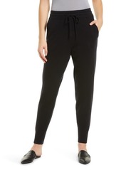 Nordstrom Sweater Wool Blend Joggers in Black at Nordstrom