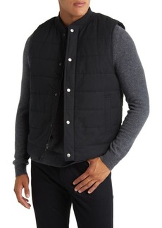 Nordstrom Tech Quilted Water Resistant Flannel Vest