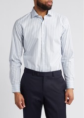 Nordstrom Tech Smart Trim Fit Stripe Stretch Dress Shirt