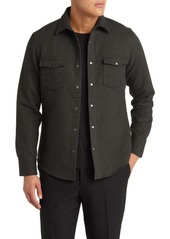 Nordstrom Trim Fit Snap Front Shirt