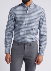 Nordstrom Trim Fit Tech-Smart Plaid Button-Down Shirt