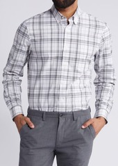 Nordstrom Trim Fit Tech-Smart Plaid Button-Down Shirt