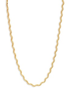 Nordstrom Woven Wavy Chain Necklace