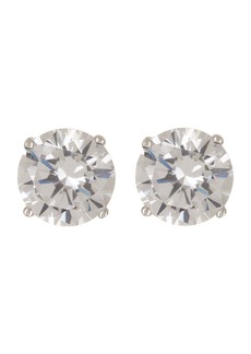 NORDSTROM RACK Sterling Silver Round Cut CZ Studs - 8.00 ctw in Clear/silver at Nordstrom Rack