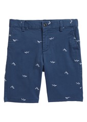 Boy's Nordstrom Kids' Sea Creature Embroidered Chino Shorts
