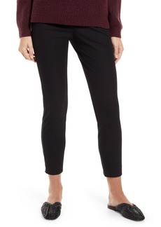 Nordstrom Everyday Skinny Fit Stretch Cotton Ankle Pants in Black at Nordstrom Rack
