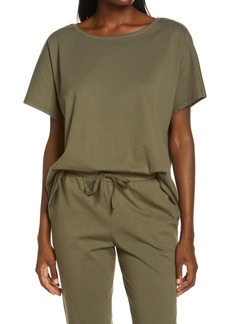 Nordstrom Organic Cotton T-Shirt in Olive Sarma at Nordstrom