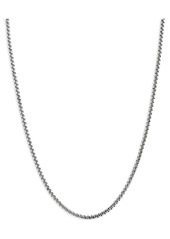 Nordstrom Small Box Chain Necklace in Silver at Nordstrom