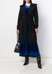 Norma Kamali belted trench coat