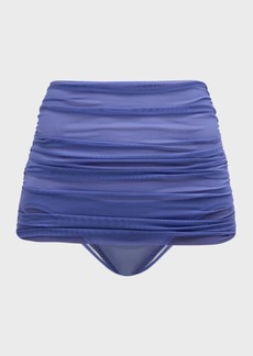 Norma Kamali Bill Ruched Bikini Bottoms