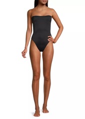 Norma Kamali Bishop Strapless One-Piece Swimsuit