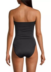 Norma Kamali Bishop Strapless One-Piece Swimsuit