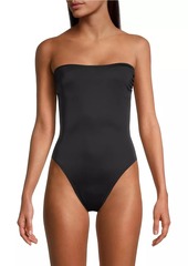 Norma Kamali Bishop Strapless One-Piece Swimsuit